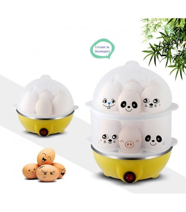 Яйцеварка с пара за 7 или 14 яйца с таймер