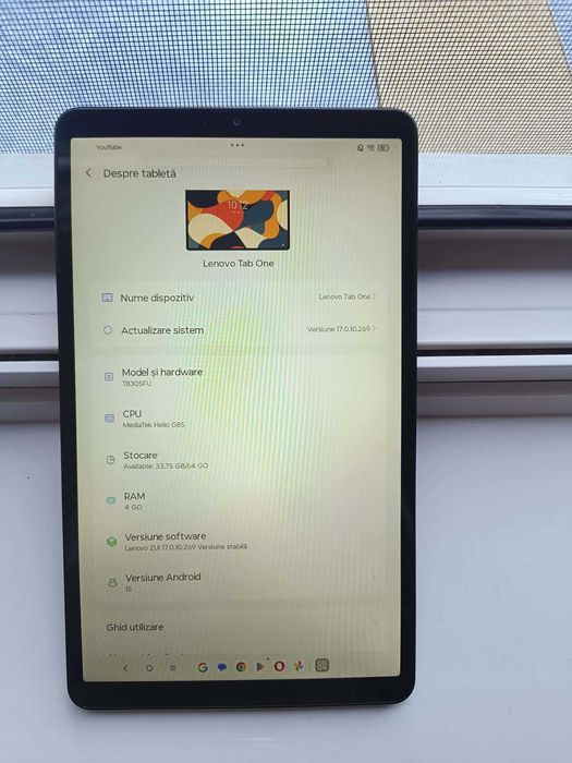 Vând tableta Lenovo tab one de 64GB 4, RAM funcționează bine