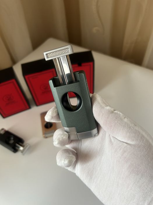 Луксозна запалка с резачка за пури Guevara – 3 цвята