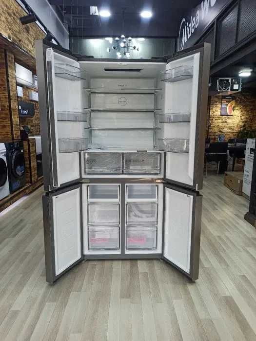 Большой холодильник MIDEA MDRM691MIE46 (стальной) на 530 л / Доставка