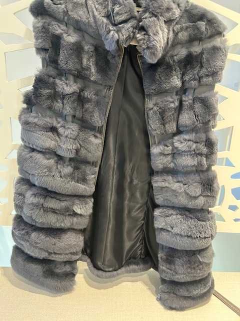 Vestă de dama din blană naturală chinchila, mărimea S