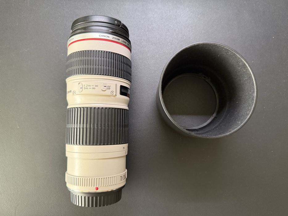 Canon EF 70-200 f4 L USM Full Box, Filtru UV Hama
