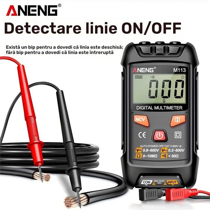 Multimetru digital automat ANENG M113-40 LEI
