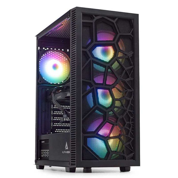 PC Gaming ZMEU Legendar, AMD Ryzen 5 5600 3.5GHz, 16GB DDR4, 1TB SSD, Placa video Sapphire PULSE AMD Radeon RX 7600 8G GDDR6 11324-01-20G,