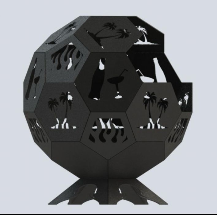 Focar in forma de bila pentru gradina!