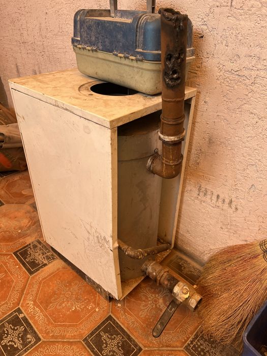 Газовый напольный печ