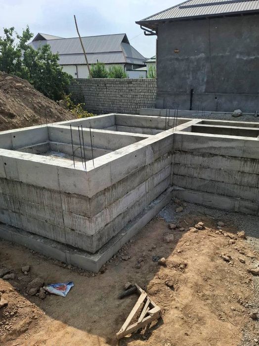 Бетон куйиш Гишт уриш хизматлари