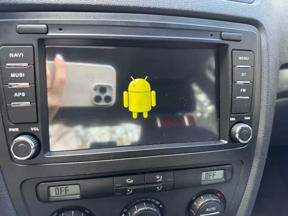 4GB RAM Navigatie Android Skoda Octavia 2 Yeti Rapid Carplay Wireless Auto QLed Bluetooth