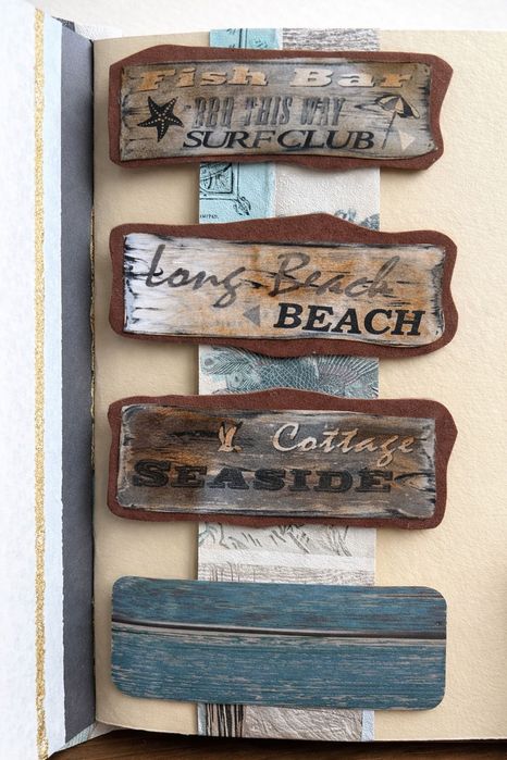 „Спомени от пристанището“ - уникален ръчно декориран журнал