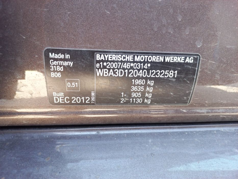 Motor bmw n47d20c diesel 143 cai