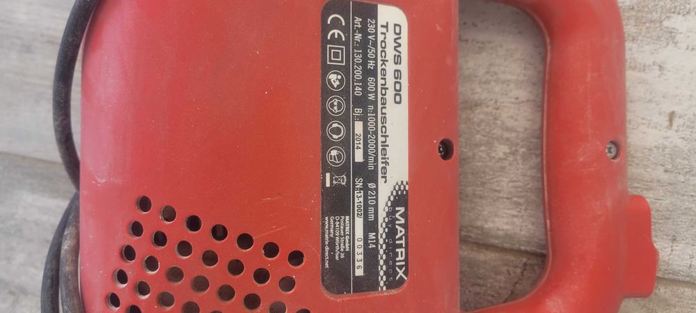 Mașină de șlefuit Matrix DVVS 600