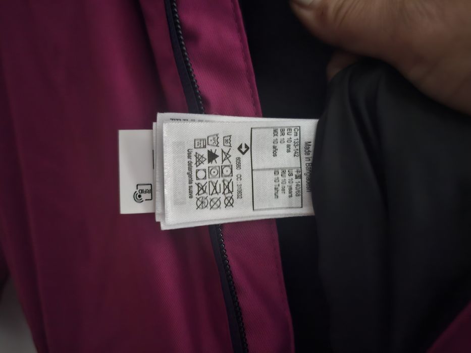 Salopeta iarna pentru fete. 10 ani