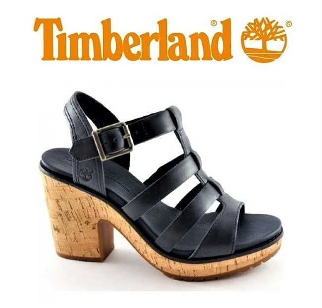 TIMBERLAND № 37 & 39 – Дамски тъмносини сандали ест. кожа нови с кутия