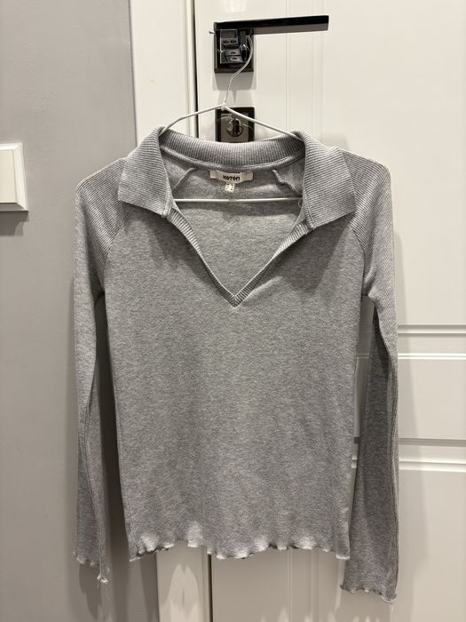 Серый лонгслив s/m