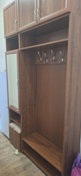 Прихожая с зеркалом и антпесолями