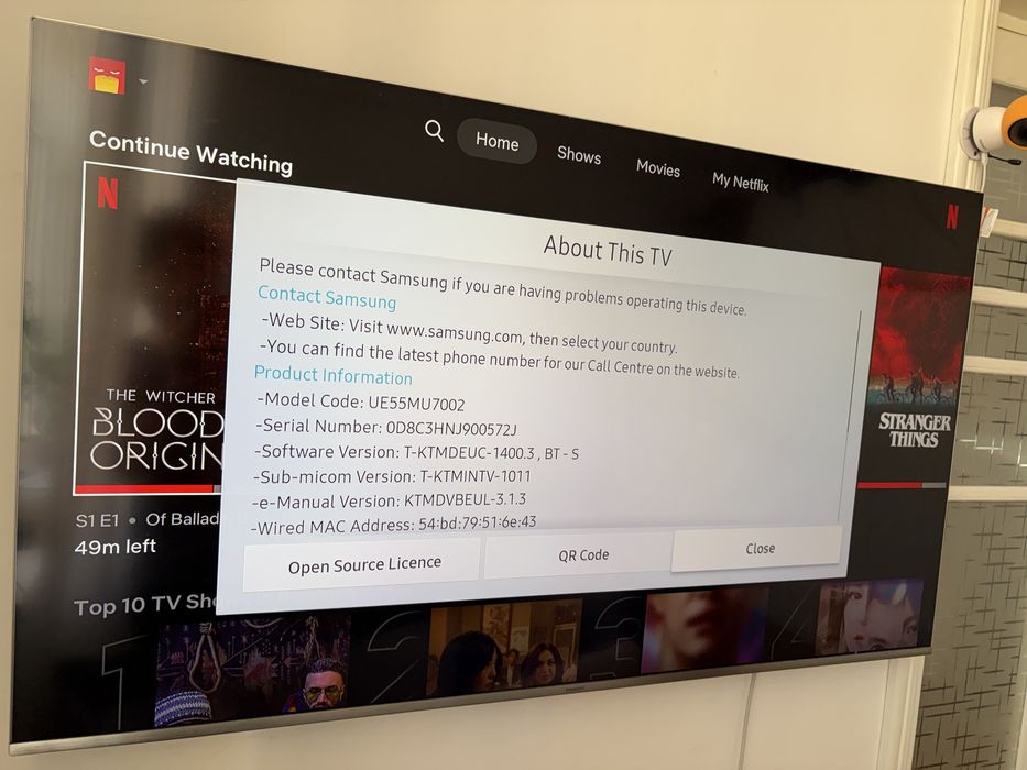 Televizor Samsung led UHD 4k Smart 55"(139cm)