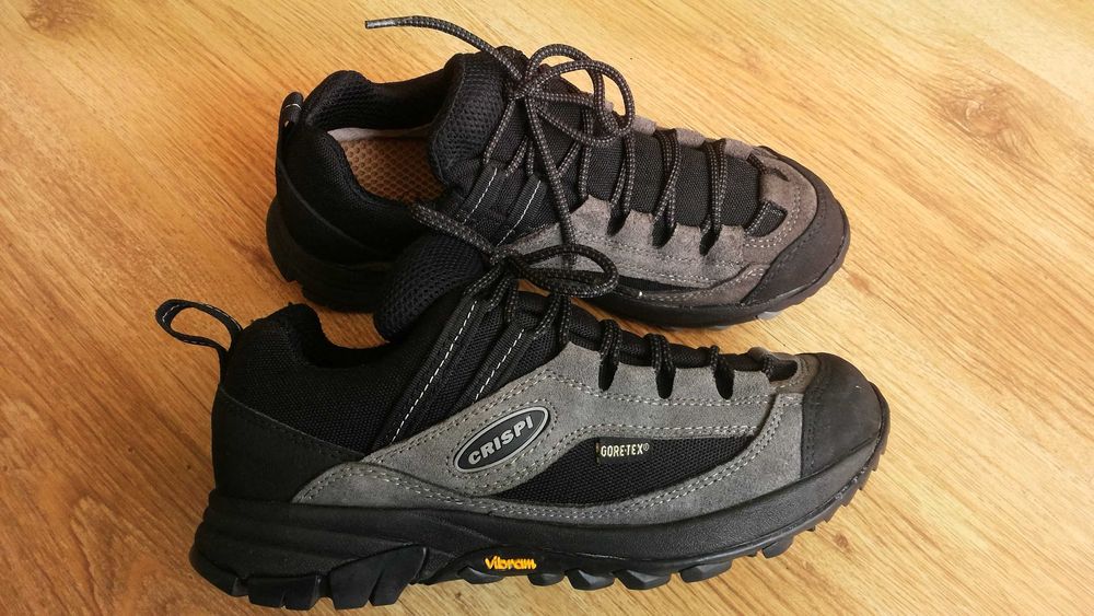 CRISPI GORE-TEX Vibram Real Leather Shoes за лов туризъм размер EUR 37 обувки водонепромокаеми - 253