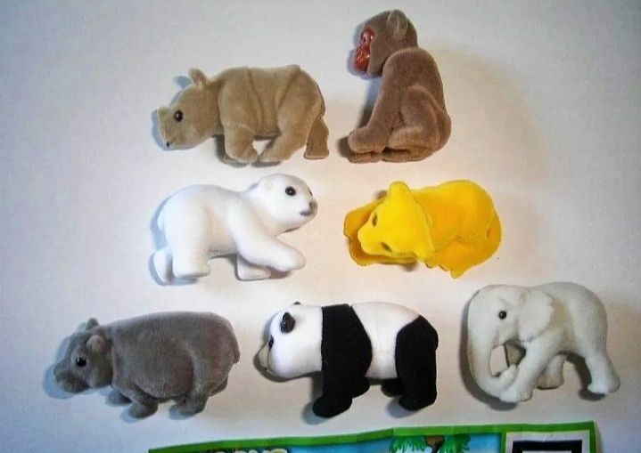 Киндер бархатные Животные