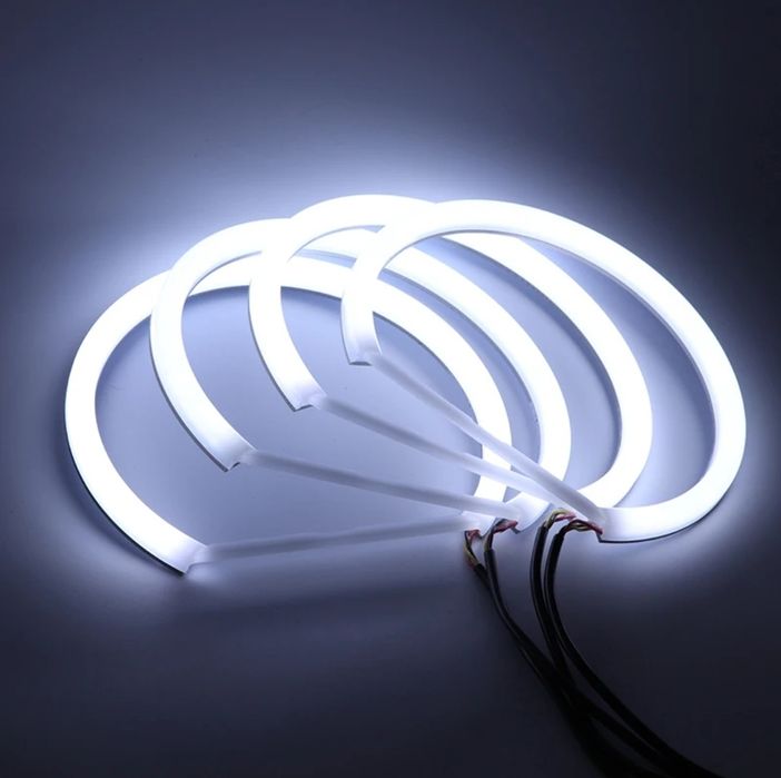 Transport gratuit Angel eyes cotton led cu semnalizare pentru BMW E46