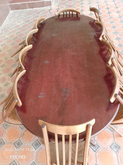 Стол стулья венские