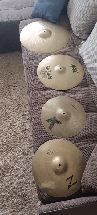 Комплект 4 чинели Zildjian, Sabian, Paiste