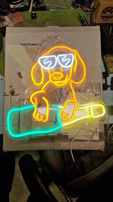 Semn decorativ neon Bar/Garaj neon lights LED USB Nou