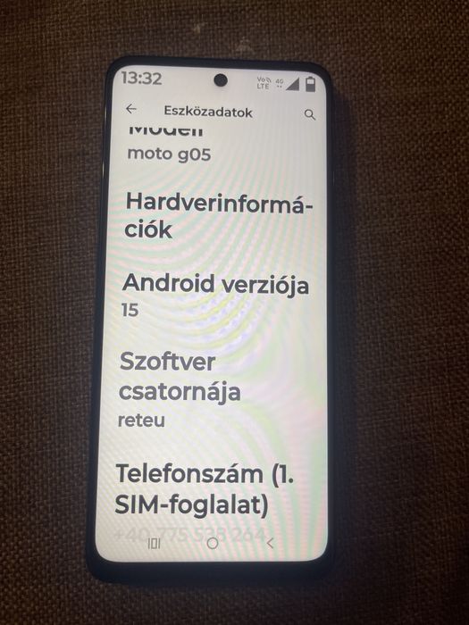 Vand / schimb   Motorala G05 verde