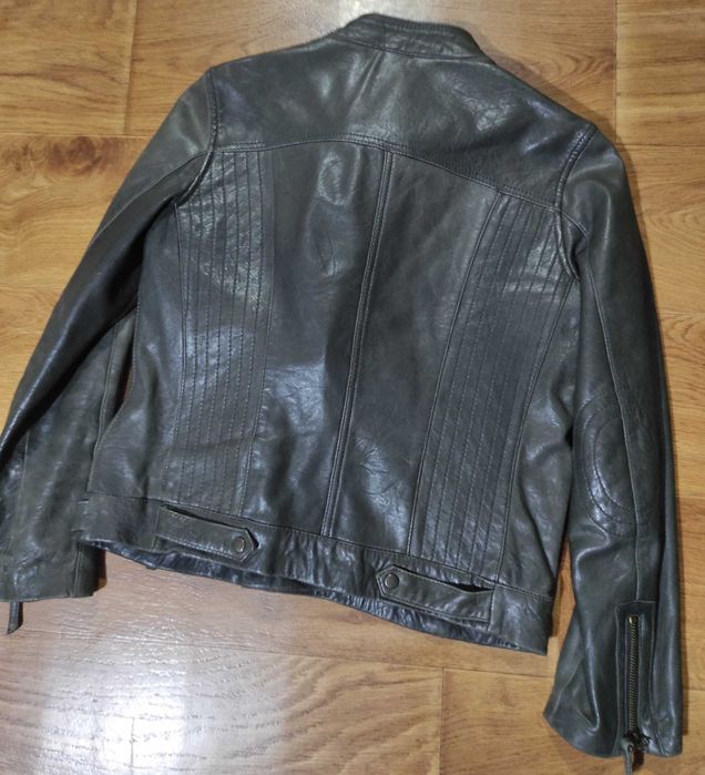 Естествена кожа яке Massimo Duti