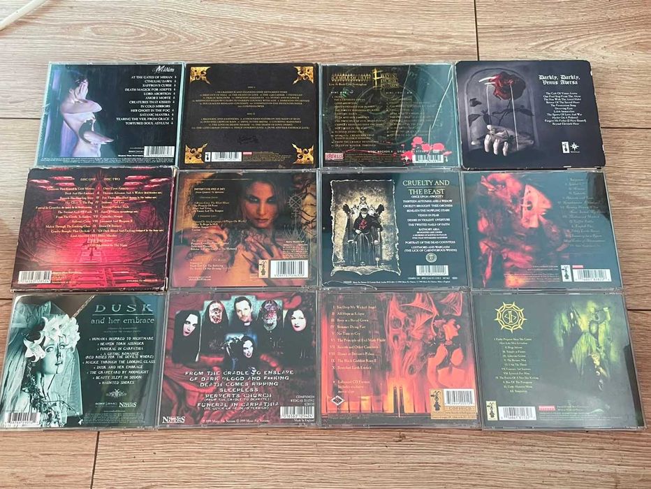 Colectie 12 cd-uri CRADLE OF FILTH
