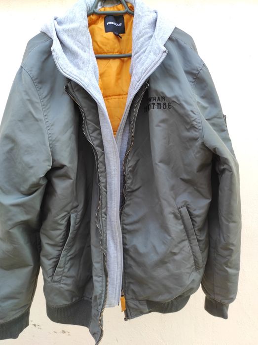 Geaca Fishbone  cu hanorac