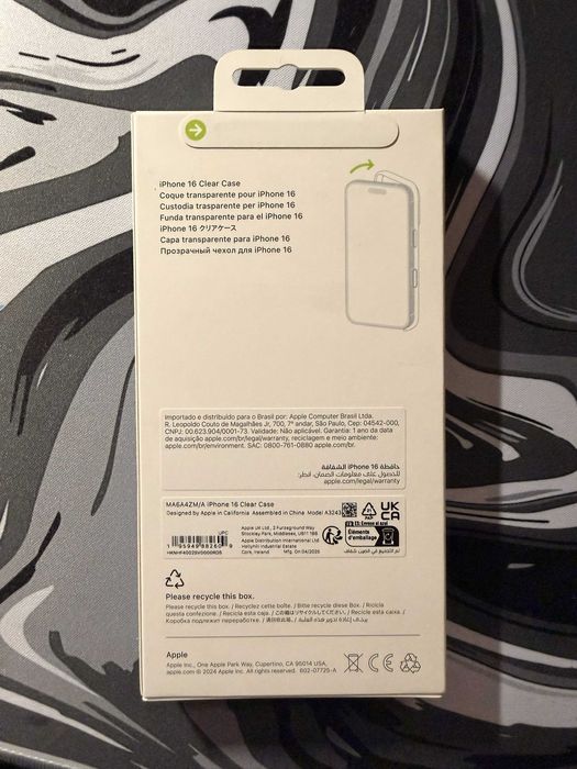 Husa de protectie Apple Clear Case iPhone 16