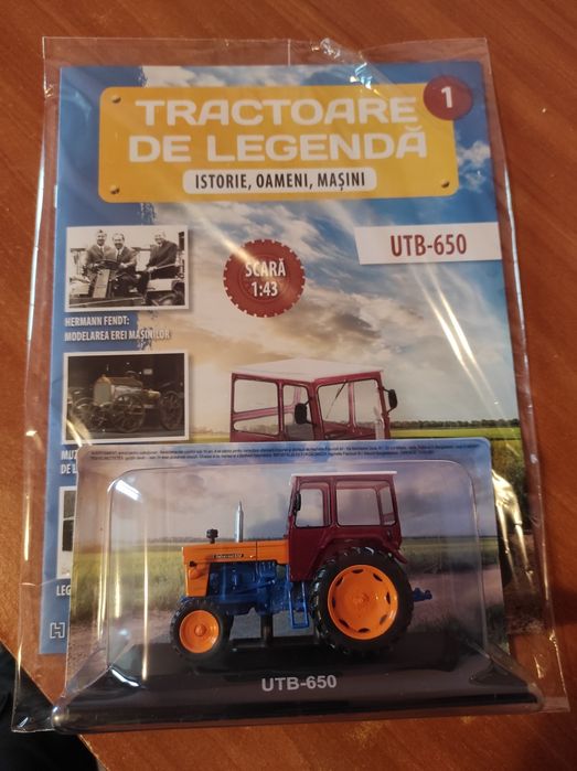 Machetă UTB-650 Tractor +revistă