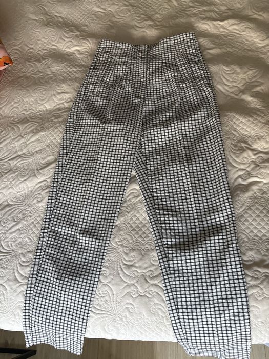 Кариран панталон Zara