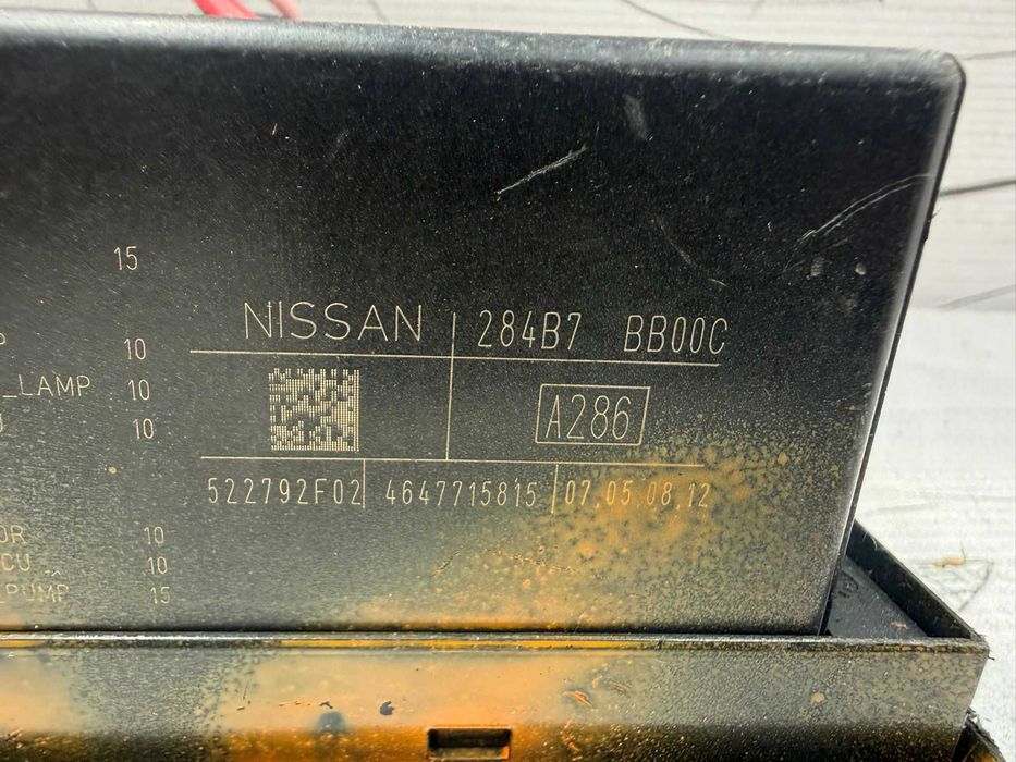 Panou siguranțe / Cutie siguranțe (IPDM / BCM) Nissan Qashqai COD: 284B7BB00C 2012 / [2006-2010] / (5D3)