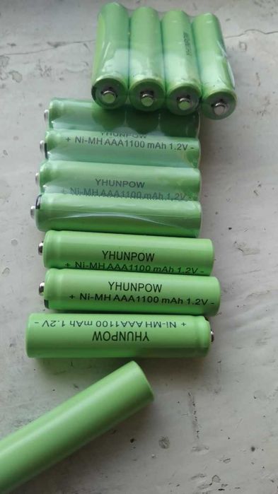 Аккумуляторы мизинчиковые ААА новые