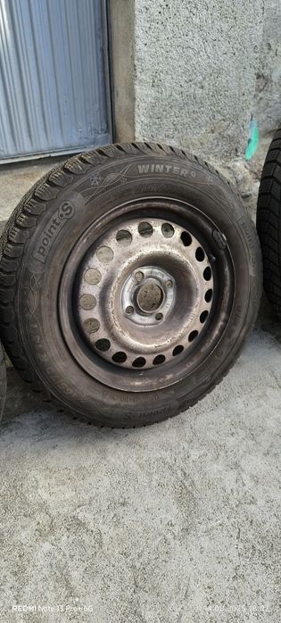 Продавам Зимни Гуми 165 70 R14+ Метални Джанти Карани Са 1-Месец