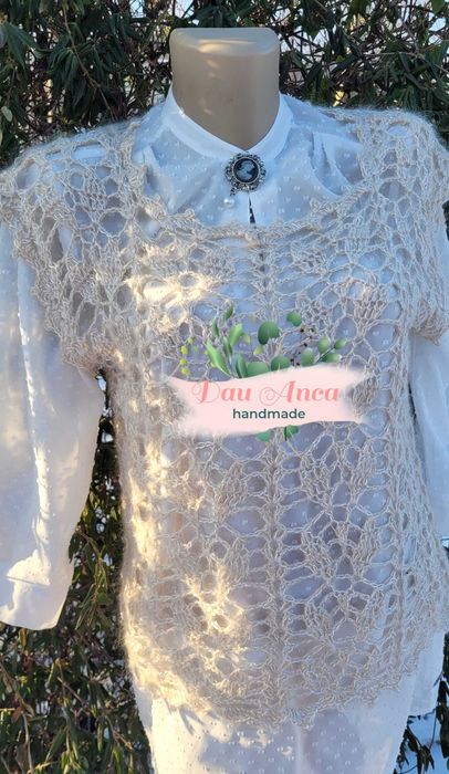 Vesta crosetata handmade