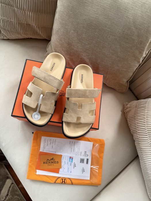 Papuci dama hermes chypre piele naturala