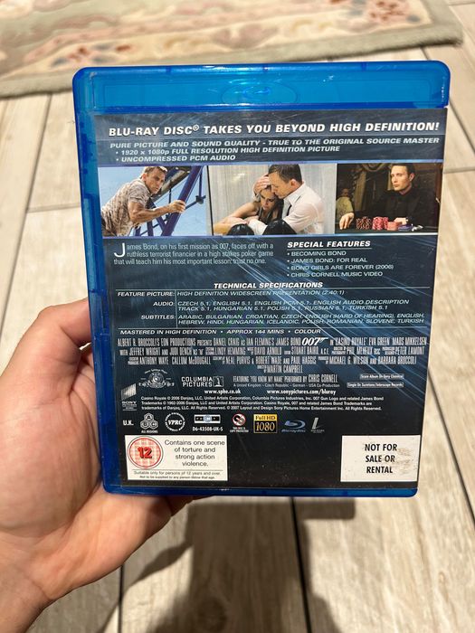 Джеймс Бонд казино Роял Blu-ray Disc бг суб