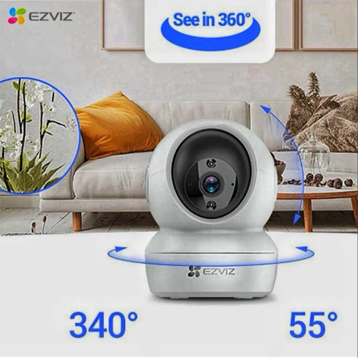 Камера Ezviz Wi/Fi H6c  (4MP. Для дома.