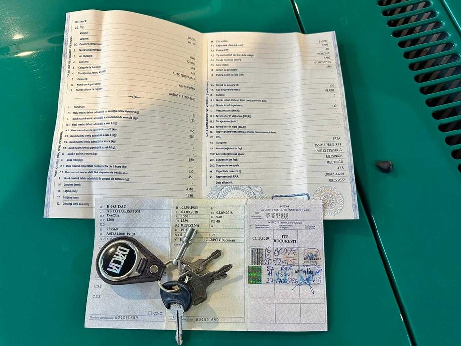 Dacia 1300 tranzitie(vehicul istoric atestat)