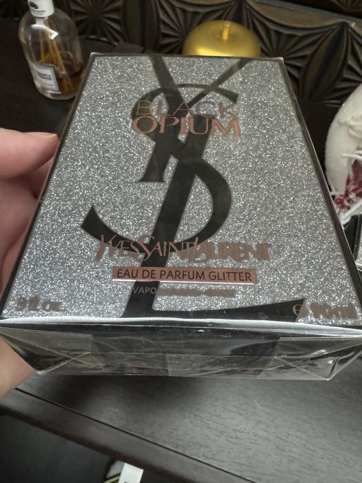 YSL Black Opium Glitter EDP 90ml, original 100%, nou, sigilat