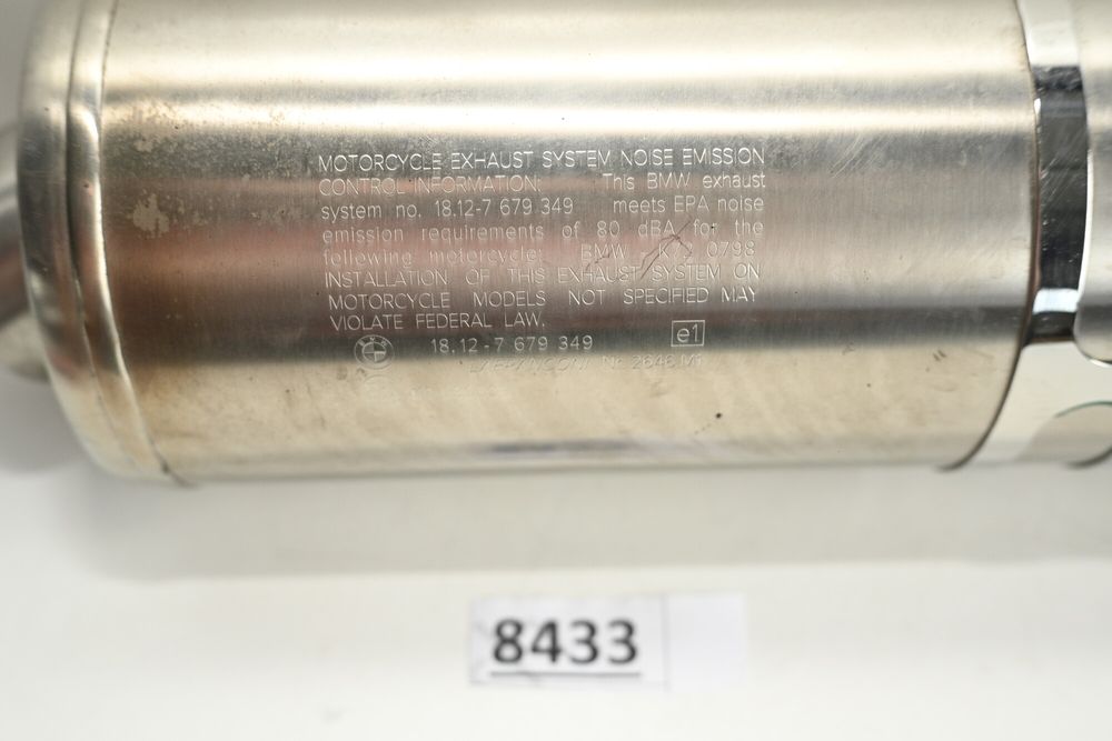 BMW F650GS F700GS F800GS Evacuare toba de esapament