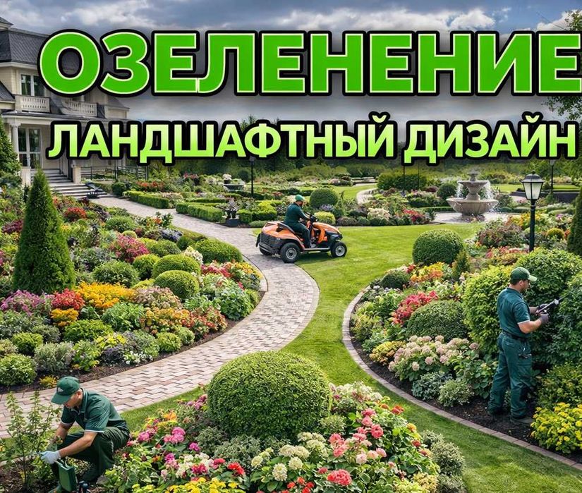 Озеленение | газон | автополив