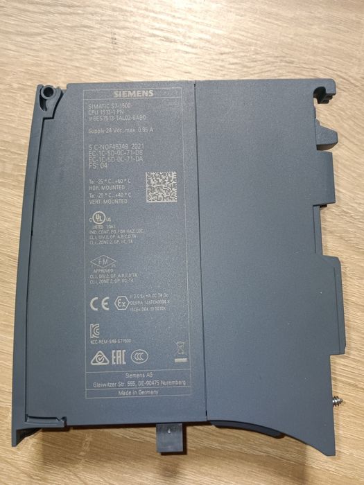 Siemens Simatic S7-1500 CPU 1513-1PN 6ES7513-1AL02-0AB0