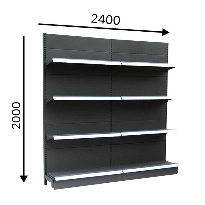 цвет Графит/Стеллажи продуктовые по низкой цене