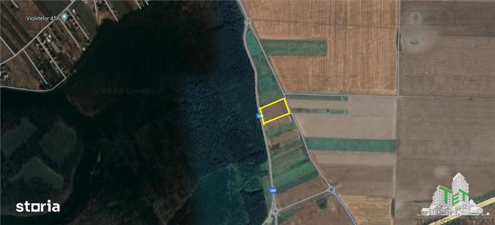 Teren de vanzare Branesti, iesire la Autostrada Soarelui