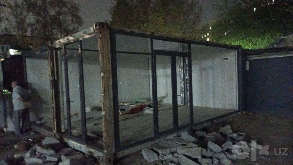 Магазин дом из контейнера
