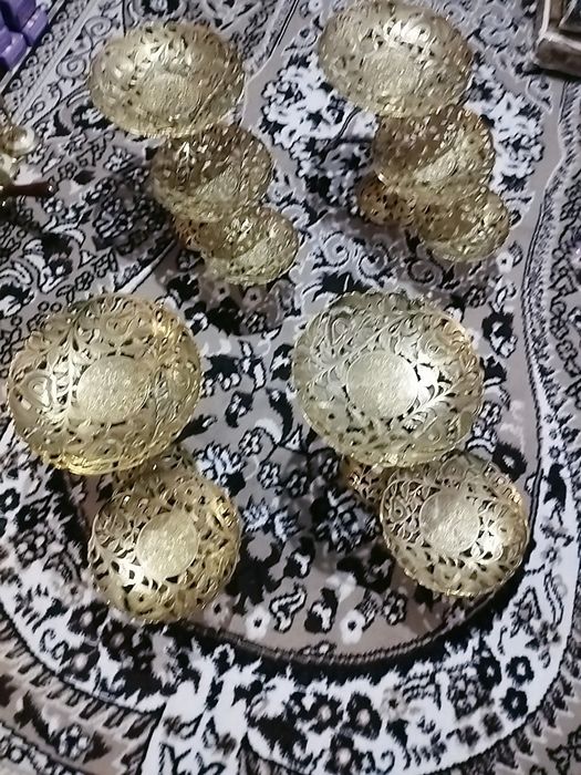 Посуда Чак Чук,Этажерки из Латуни Новые ,Чак Чук, шоколадницы