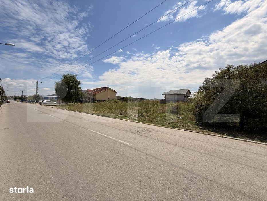 Teren intravilan 1.000 mp, front 13 m, toate utilitatile, Popoveni